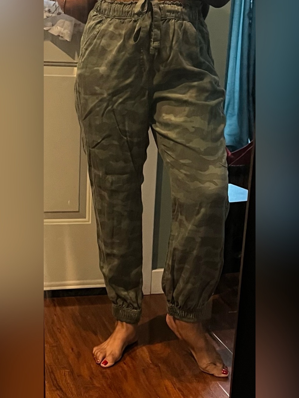 Knox Rose Olive Green Camo Kids Pull-On Shorts